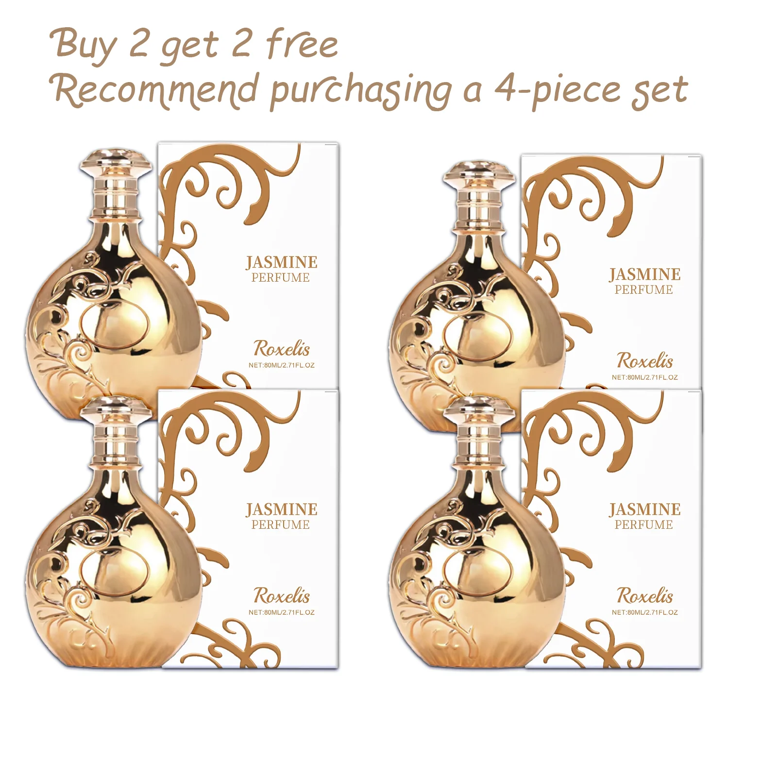 Jasmine Eau De Parfum For Women Long Lasting Elegant Fragrance_voghion.com