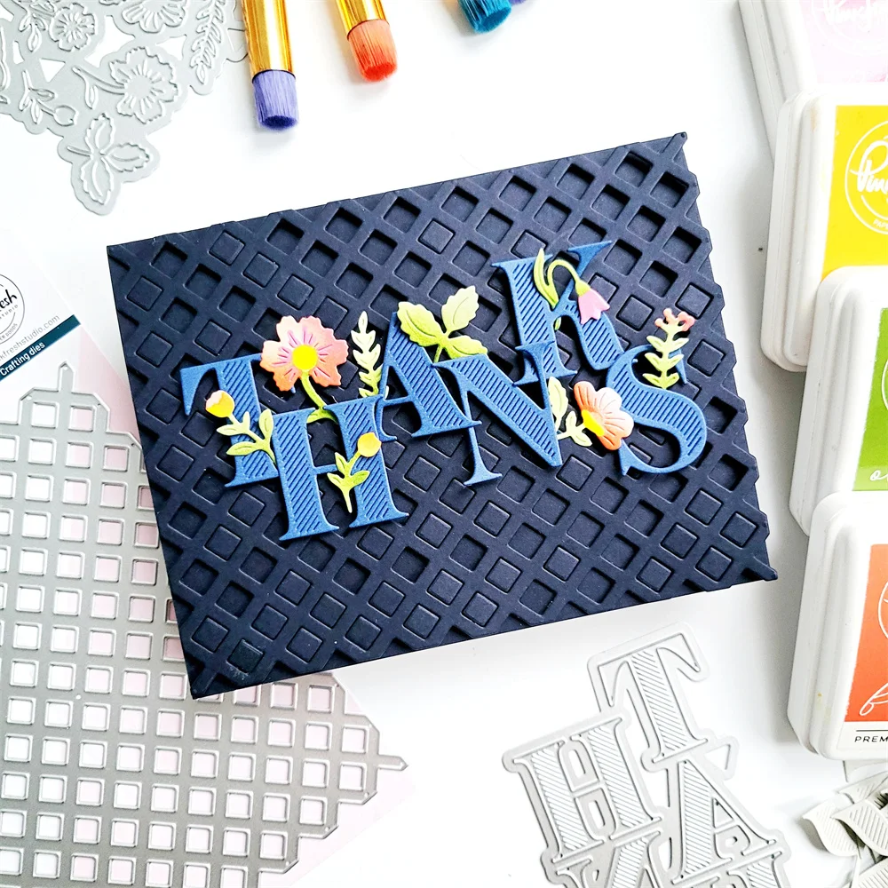 Алмазная решетка, накладка, штамп, металлические штампы, ручная работа, сделай сам, тиснение, изготовление скрапбукинга, фотоальбома, ремесленное украшение