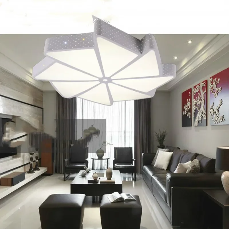 

Creative Design modern ceiling lights LED for living room 220V AC bedroom lights 24, 40W children lamp lamparas de techo