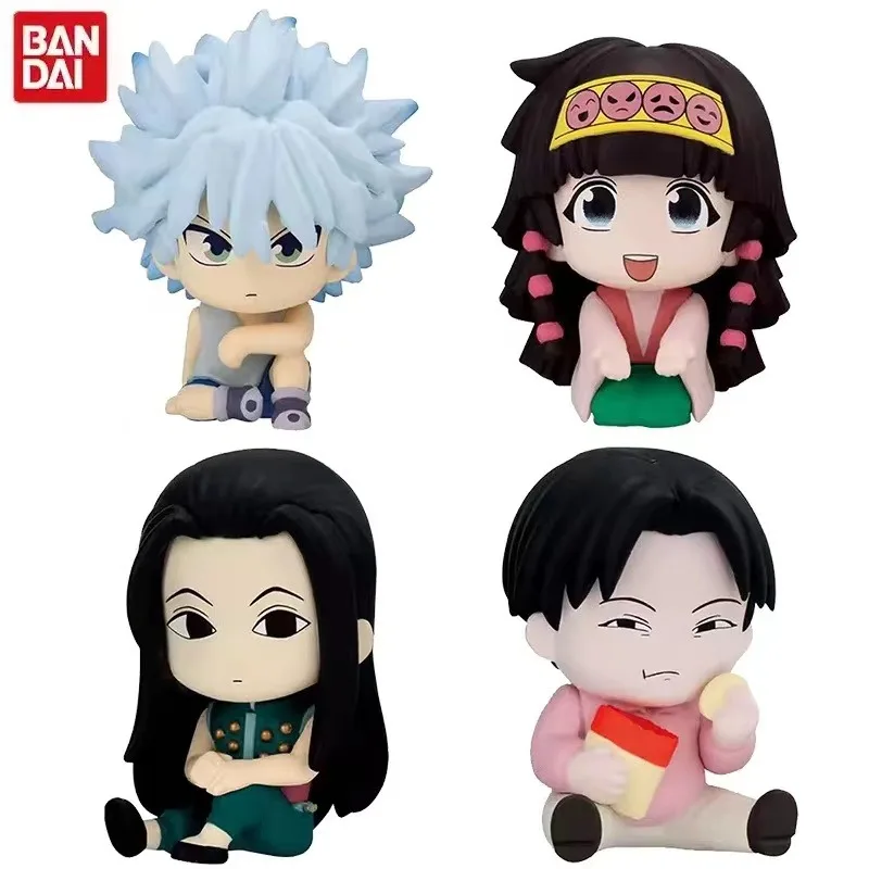 BANDAI HUNTER×HUNTER Killua Zoldyck Gashapon Collection Ornament Childhood Memories Action Figures Model Kids Toy