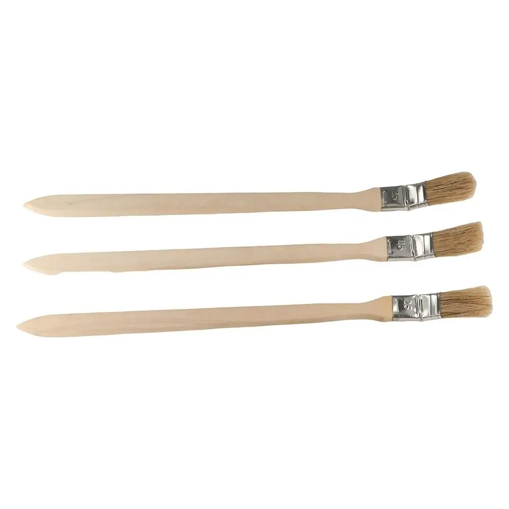 Long Handle Elbow Marine Paint Brush Solid Wood Handle Mixed Pig Mane Hair Elbow Paint Brush Cleaning Tool Wall Painting
