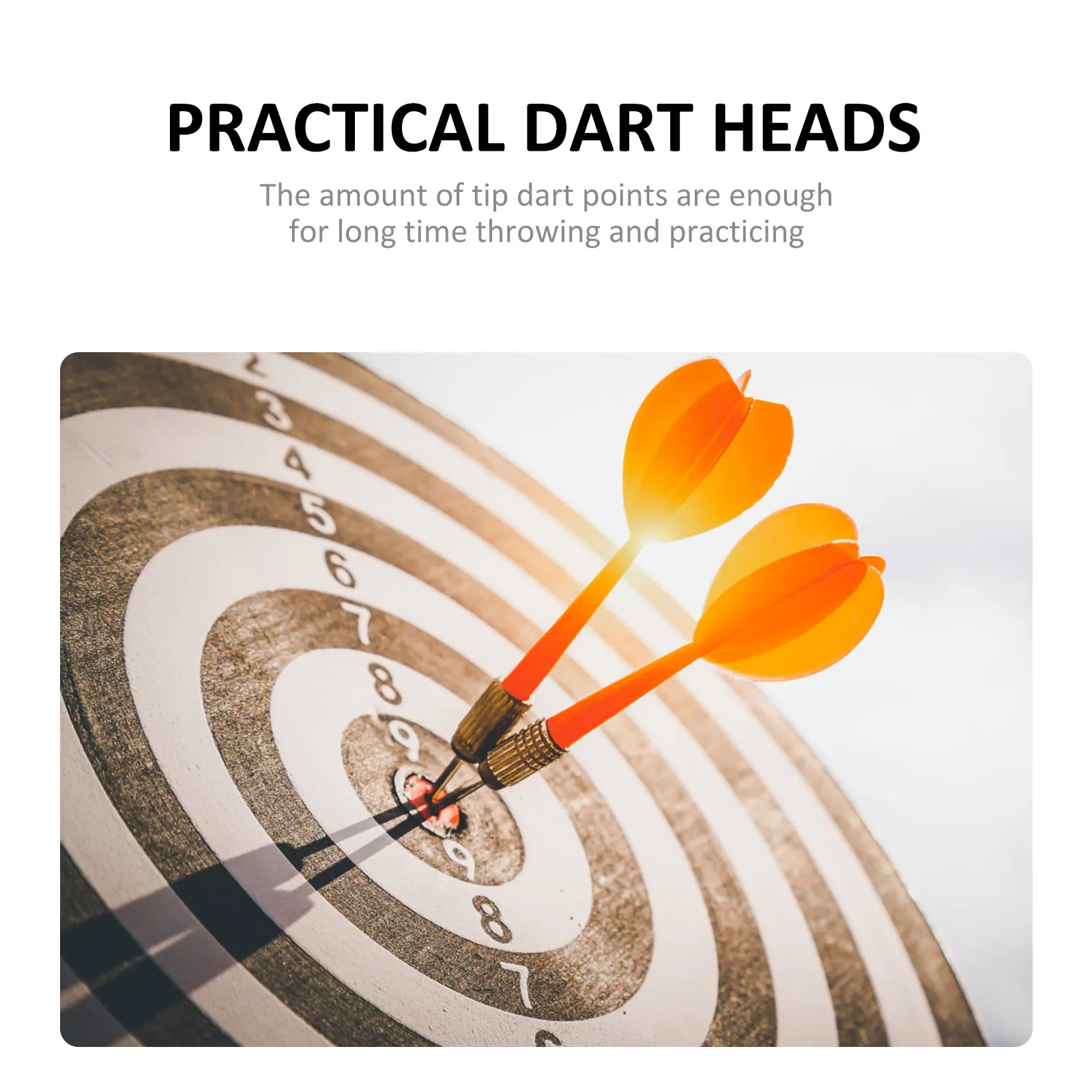 

6Pcs Dart Heads Wear-Resistant Professional Points Durable Needles for Replacement Outdoor Sports Tips Head Sports Needles