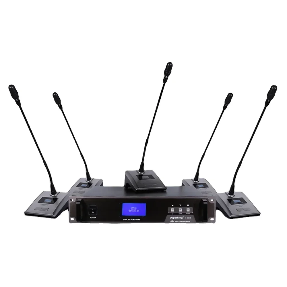 2026/Biner C900 Professional Ditals 2 24V Gooesneck Desktop Conference Wired Microphone