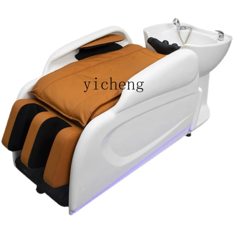 

Zk fully automatic intelligent electric massage hair washing bed, heated headrest flushing bed