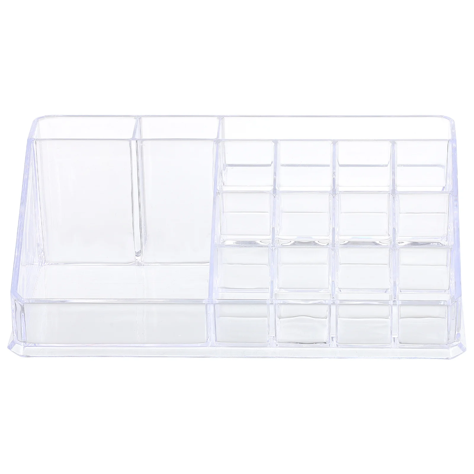 

Makeup Organizer Box Transparent Plastic Desktop Storage For Lipstick Eyebrow Pencil Jewelry Container