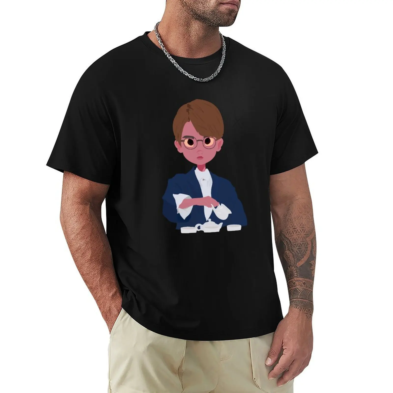Xi Men-Meteor Garden T-Shirt Simple Trendy Casual T-Shirt