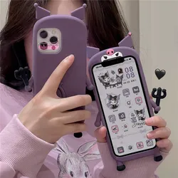 New Japan Anime Phone case For iPhone 14 promax 14pro For iphone 12 13 Cute Kuremi Silicone iphone cover Gift Kids Girls Adults