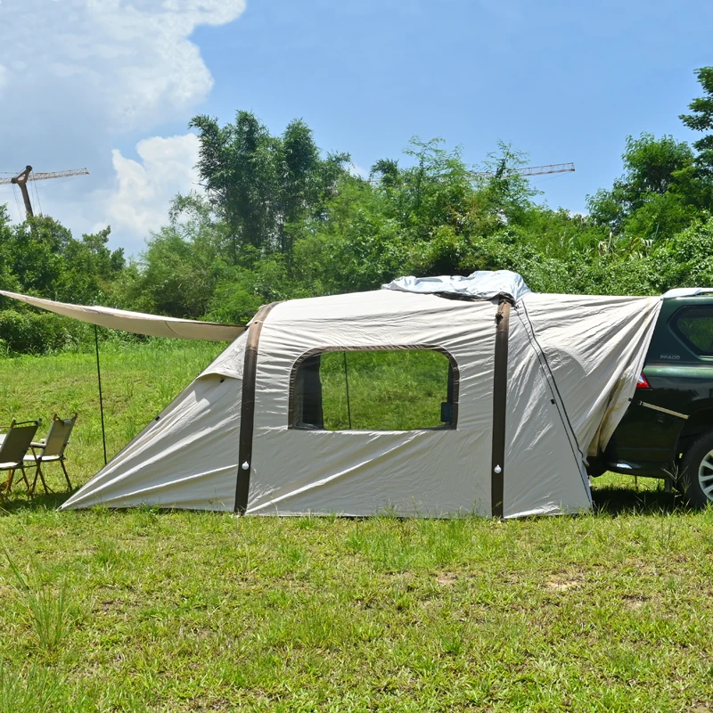 

Direct Sell Quick Setting up Car Rear Inflating Tents SUV Car Trunk Tent Outdoor Mountain Lake Shore Travel Car Tents