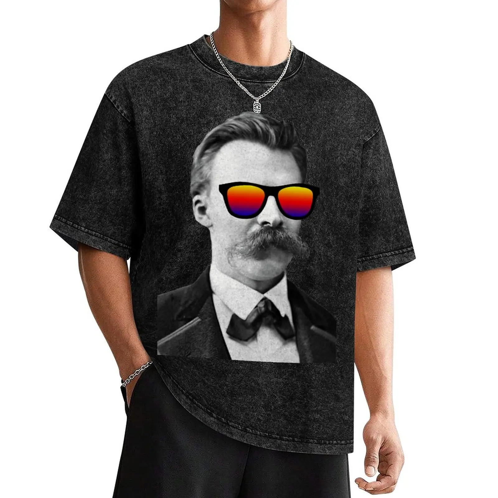 

Cool Nietzsche - German Philosophy Meme T-Shirt oversize t-shirts man vintage Personalized t-shirt t shirts for men graphic