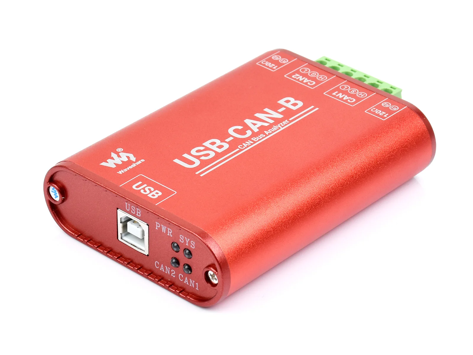 USB to CAN Adapter Dual-Channel Industrial CAN Analyzer with Isolation for Automotive And Industrial Communication
