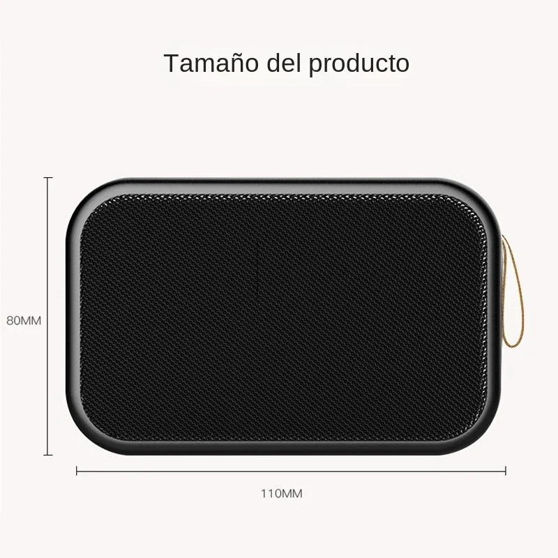 Universal Outdoor Speakers Portable Mini Bluetooth 5.0 Speaker Wireless Soundbar Outdoor HiFi Subwoofer Support TF Card FM Radio view 3