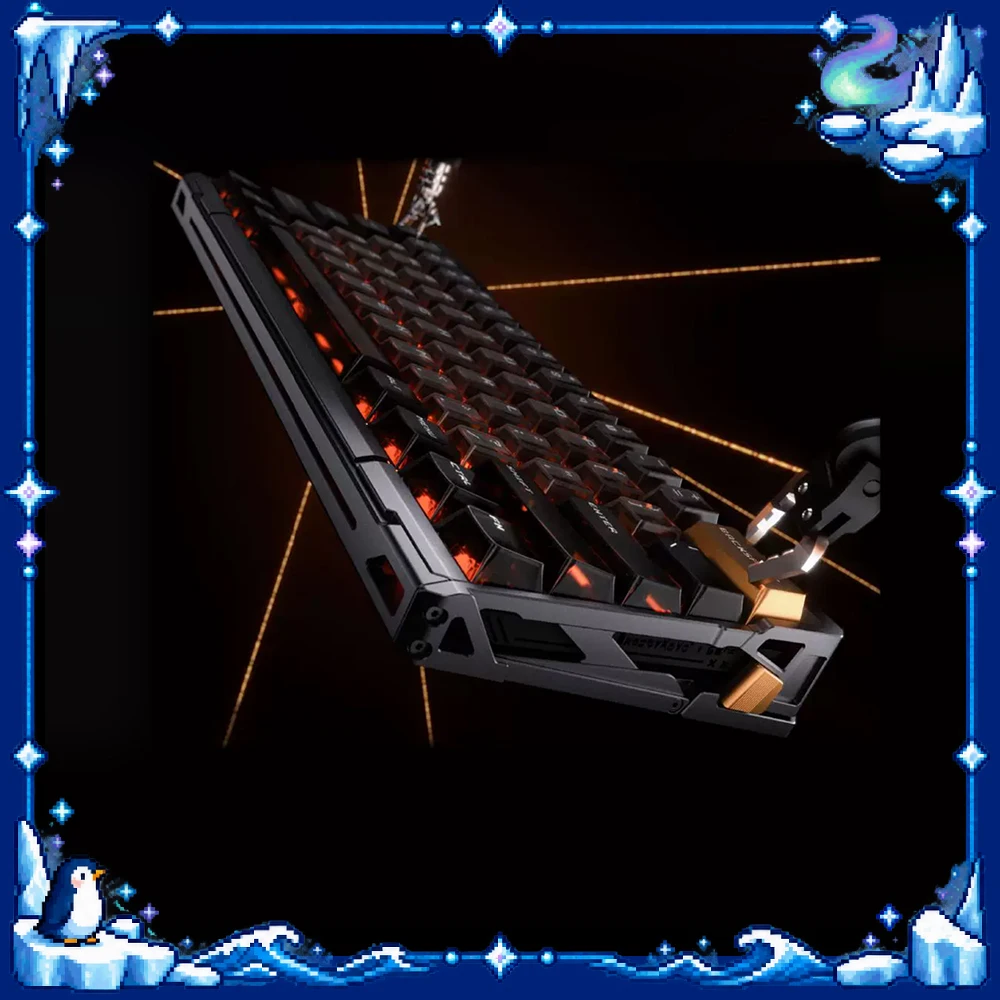QWERTYKEYS QK60 HE Magnetic Switch Mechanical Keyboard Hall-Effect Gaming Keyboard 0.001mmRT 8000Hz Polling Rate PC Accessories