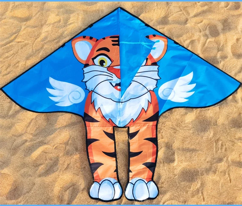 free shipping tiger kite flying toys children kites factory nylon kite windsock kids kite Children outdoor games inflatable toys