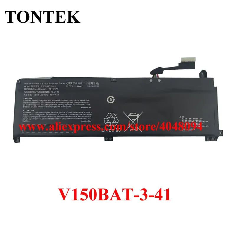 Upgrade 73WH 4610mAh High Capacity V150BAT-4-53 Battery For Hasee Clevo V150BAT-3-41 V150PNH V150PNJ V150PNK V155PNKQ Z8 G8 DA5