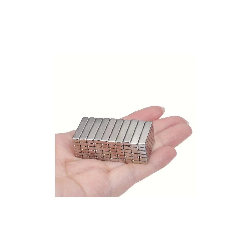 20x5x2. Barra magnética de 30 peças, ímãs retangulares pequenos, ímãs multiuso para geladeira, cozinha