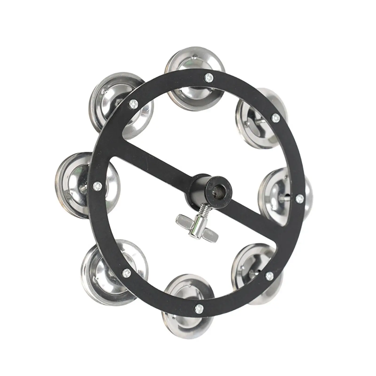 Hi Hat Tambourine Tambourine Cymbal Musical Instrument Jingles Ensemble Easily Mountable Drum Cymbals Hi Hat Tambourine Bells