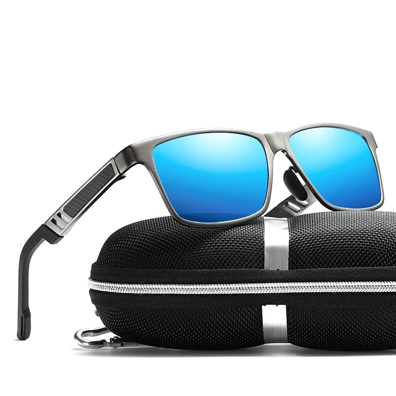 Men Aluminium Magnesium Polarizing Sunglasses Dazzle Colour Film Driving Glasses Fishing Spring Motorcycle Running True Colors