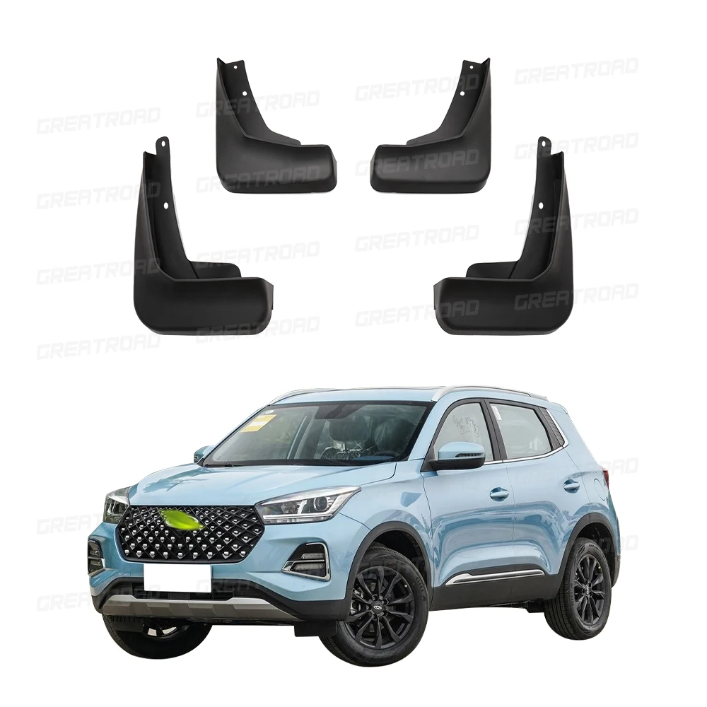 4Pcs Splash Guard Set For Chery Tiggo 4 pro 2020-2023 2021 2022 Car Mud Flaps Fender Guards Easy Install Auto Accessories