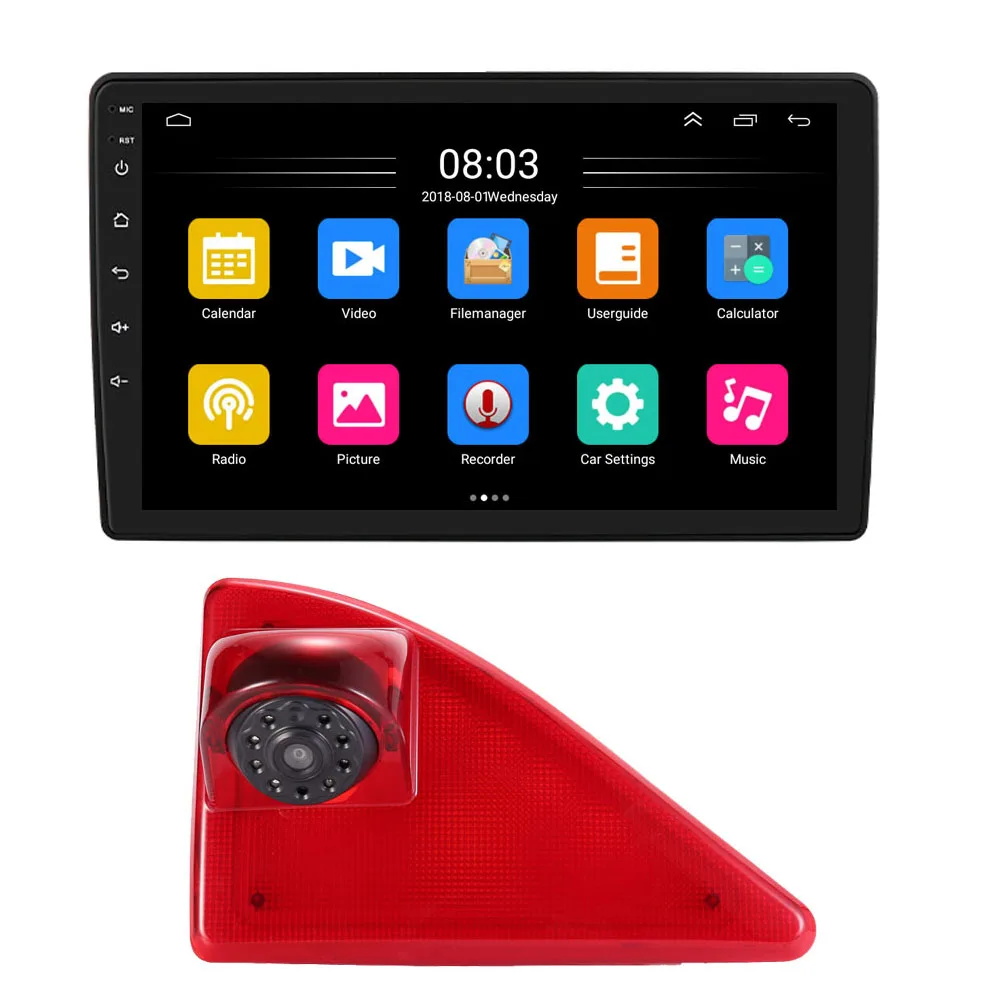 Android Car radio with Carpaly GPS Navigation+HD Rearview camera For Nissan NV400 Vauxhall Opel MovanO Renault Master II III IV