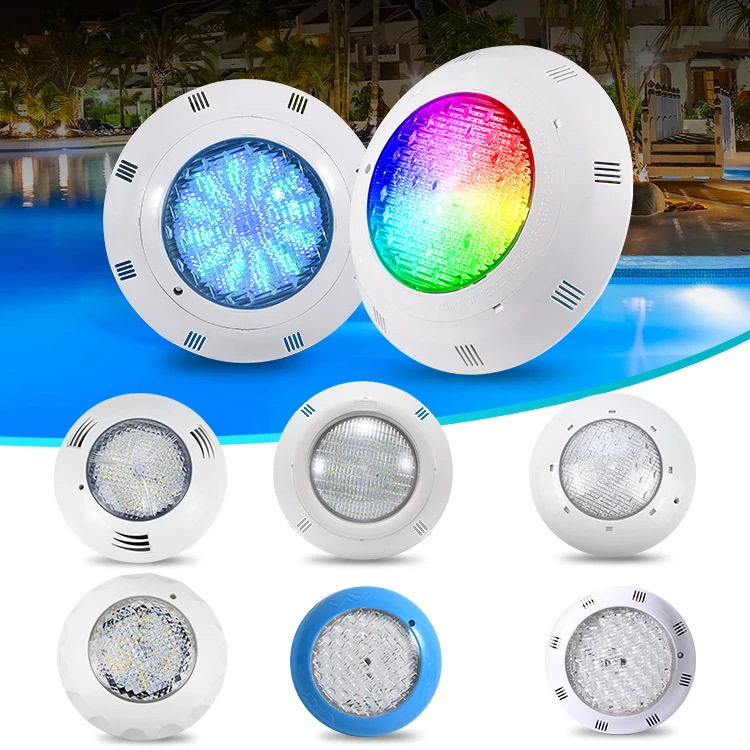 12V ABS Outdoor RGB Light Emitting Diode Pool Light Warm White and Variable Pool Light with IP68 Waterproof Pool