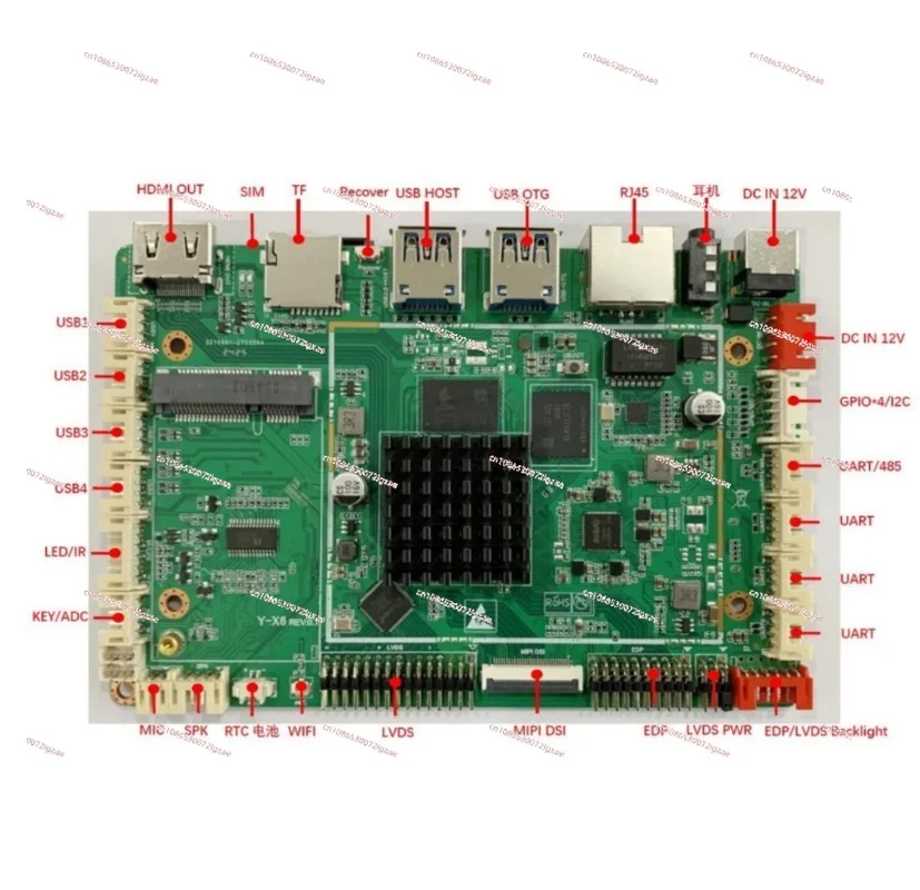 Android board supports FHD LCD panel and 4K UHD display function LVDS and EDP output controller board accessories