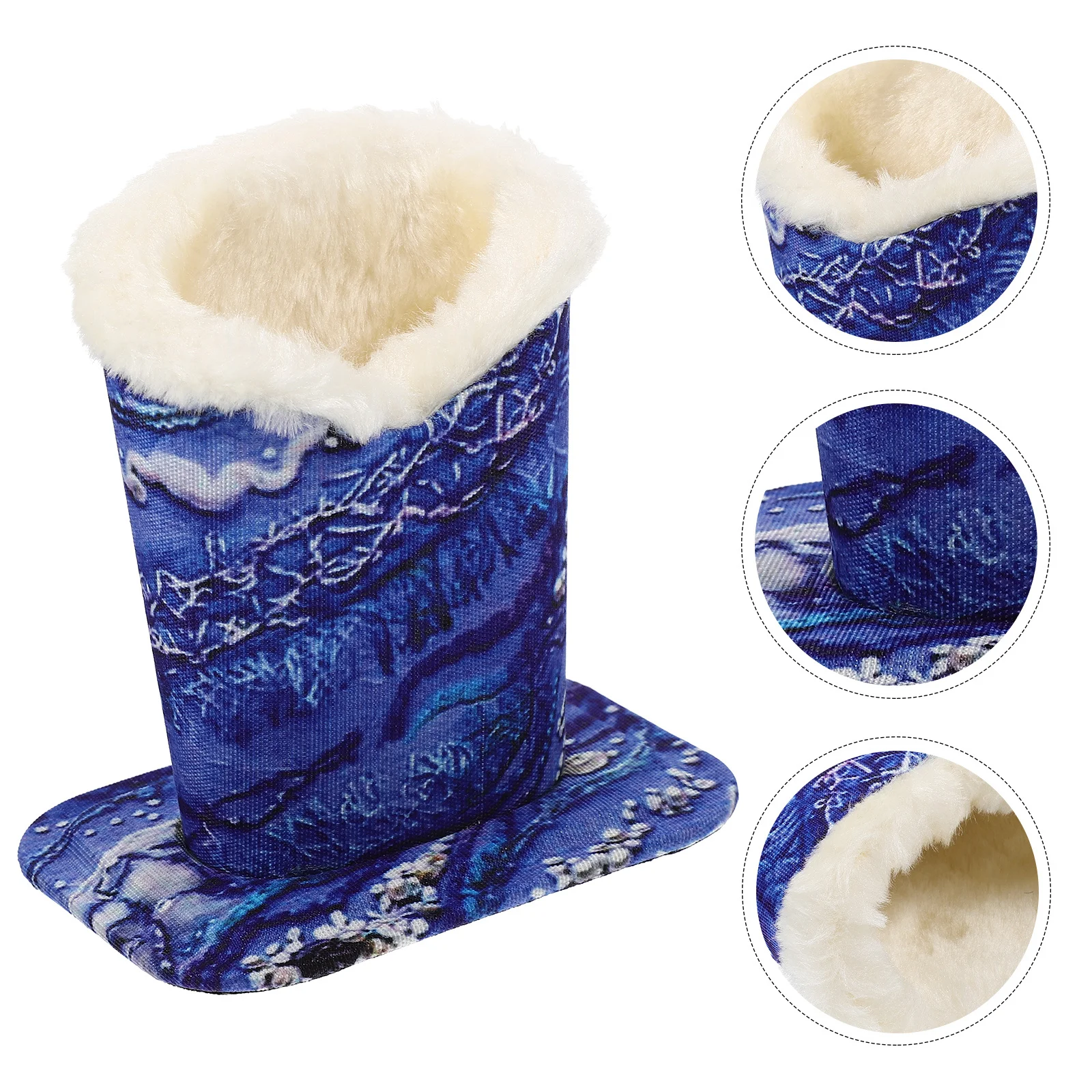 

Glasses Stand Elegant Texture Uniform Color Comfortable Feel Easy Access Frame Organizer for Bedroom Living Room Desk Use Modern