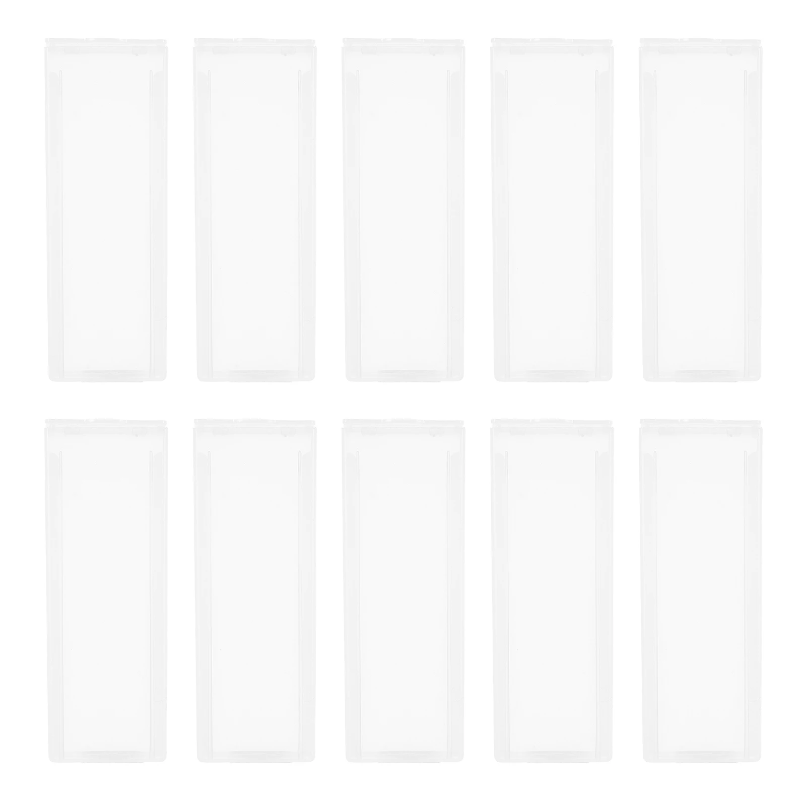 

10 Pcs Pathological Slide Storage Box Microscope Case Plastic Mailing Folder Organizer Slides Transparent