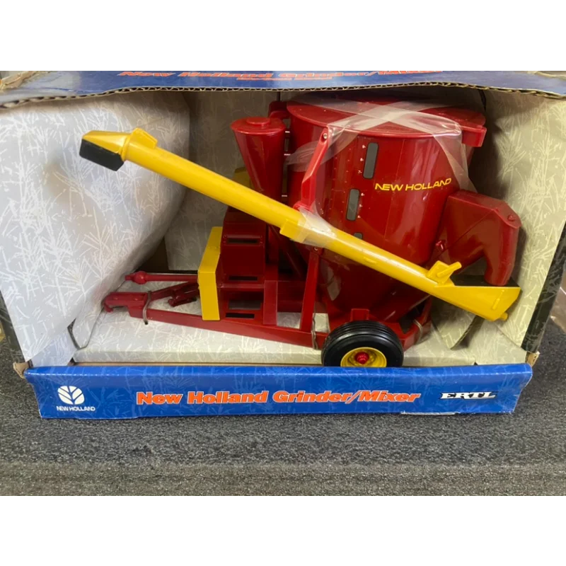 

Diecast Ertl 1/16 Scale New Holland Mixer Alloy Tractor Model Collectible Toy Gift Souvenir Display Ornament