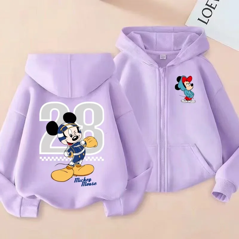 

Детская толстовка на молнии Disney Mickey Fun Racing No.28