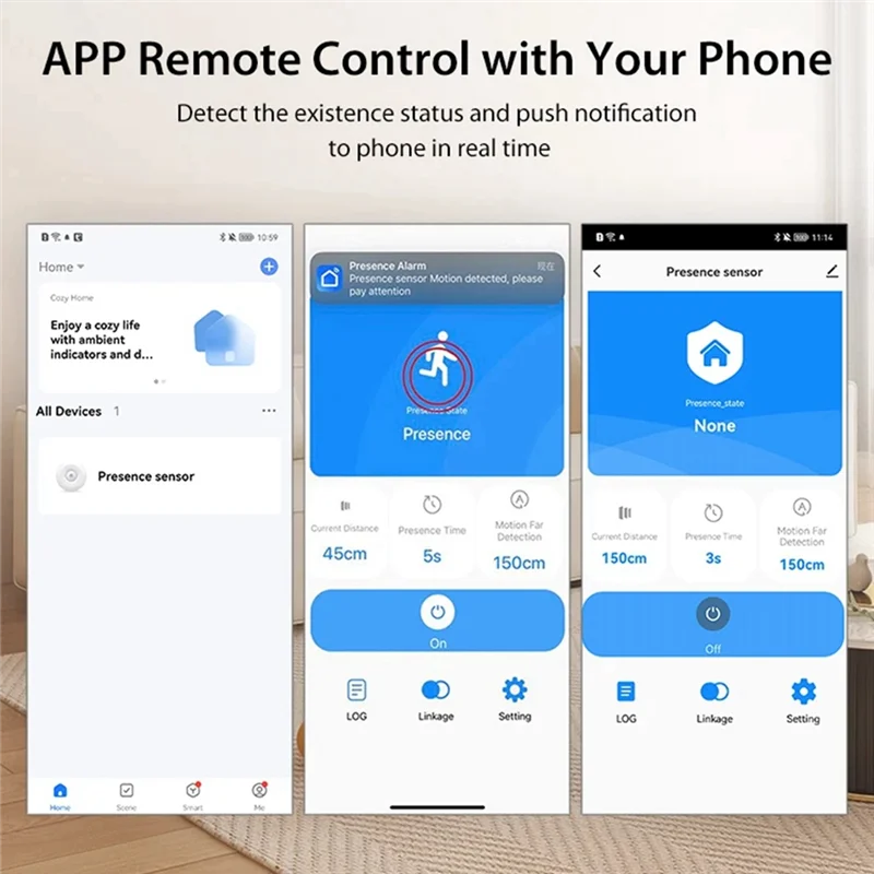 A37T-Tuya Wifi 24G Mmwave Radar presencia humana inteligente con Detector de iluminación soporte interruptor de luz 95-250V
