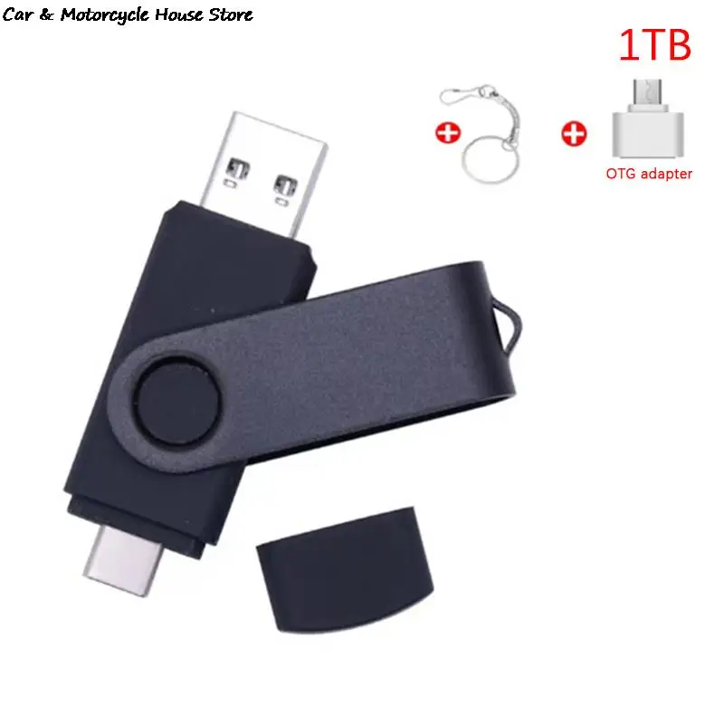 Usb Flash Drives Flash Memory Card 1/2TB High Speed 3.0 Usb Drive Device U Disk Key Ring