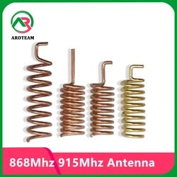 Amplificador de señal aérea Omni helicoidal de cobre interno para tarjeta inalámbrica, bobina Lora, antena Omni Spring, 2 ~ 3dBi, 100 piezas, 868Mhz, 915Mhz