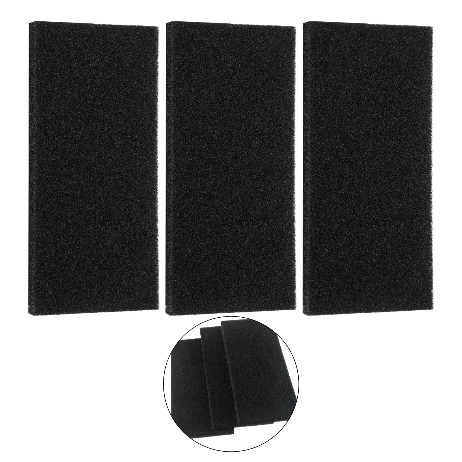 3 Foam Sponge Filters For Gorenje T408HD T411HD Suitable For 429410 628504 ANH 810183 Easy To Clean And Maintain view 5