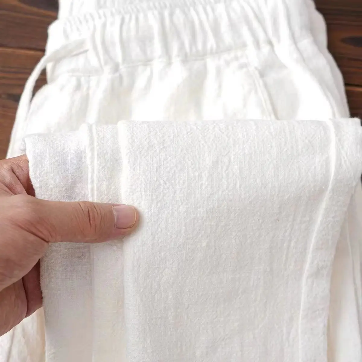 

Летние и весенние мужские брюки из хлопка и льна, новые осенние дышащие однотонные льняные брюки для фитнеса и уличной моды, размеры S-5XL