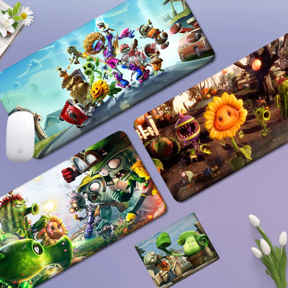 

P-Plants Vs Zombies Mousepad Boy Pad Natural Rubber Gaming Mousepad Desk Mat Size For Gameing World Of Tanks CS GO Zelda