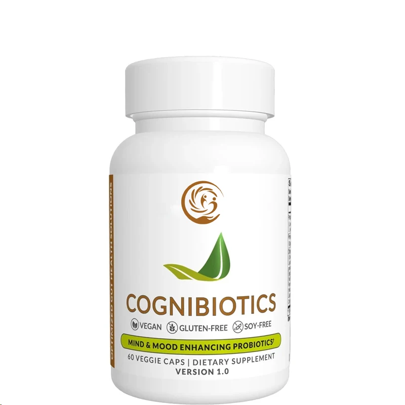 Cognibiotics probiotic brain supplement - helps support emotions, better attention, memory, and mental clarity -60 capsules