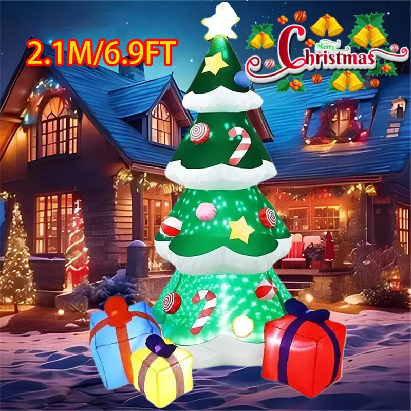 

Christmas Decor Snowlight Christmas Gift Tree Christmas Inflatable Model Luminous Inflatable Model Christmas Decor Model