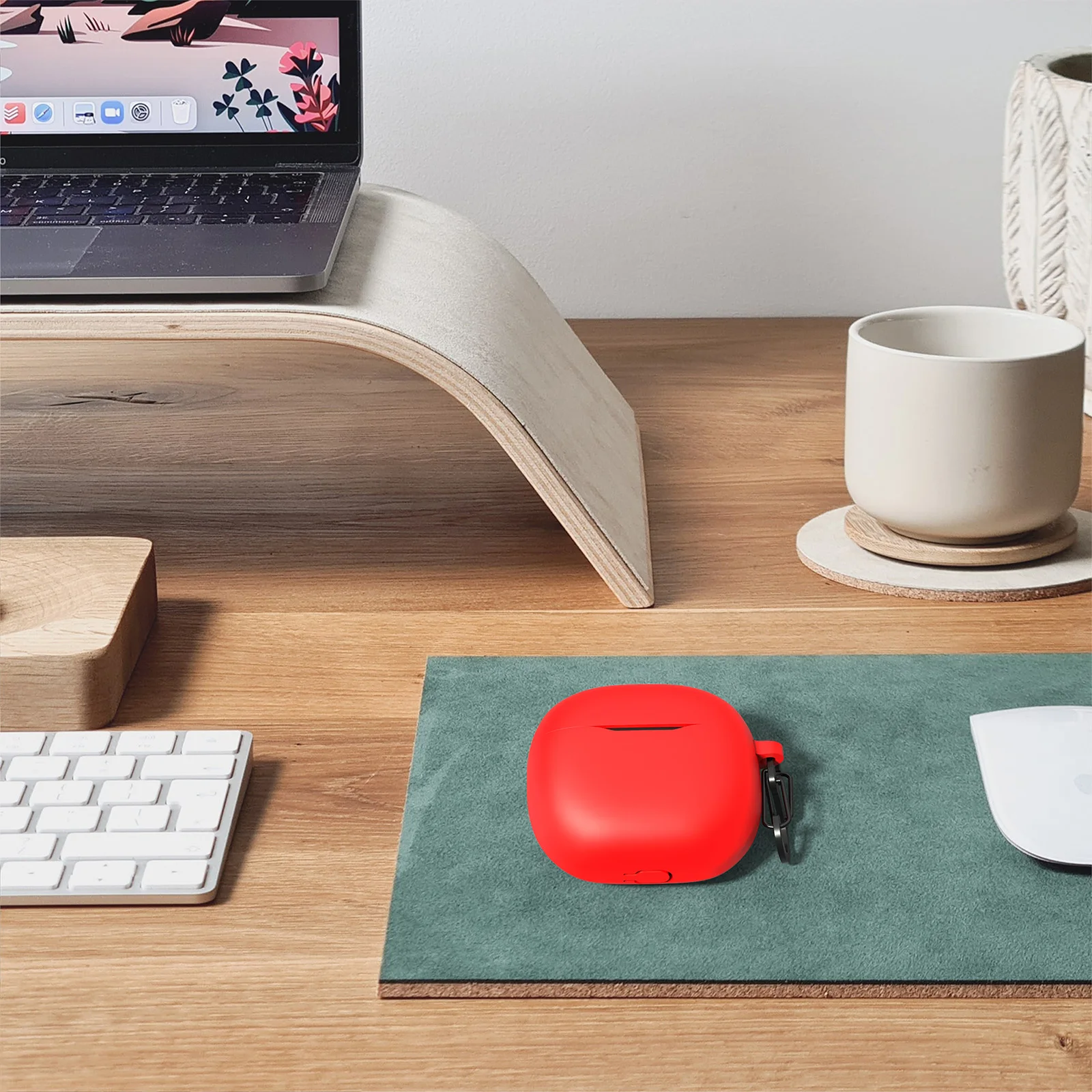 Geekria-حافظة من السيليكون لسماعات الأذن اللاسلكية ، غطاء جلدي ، متوافق مع JBL Tune 125TWS ، سماعات أذن حقيقية