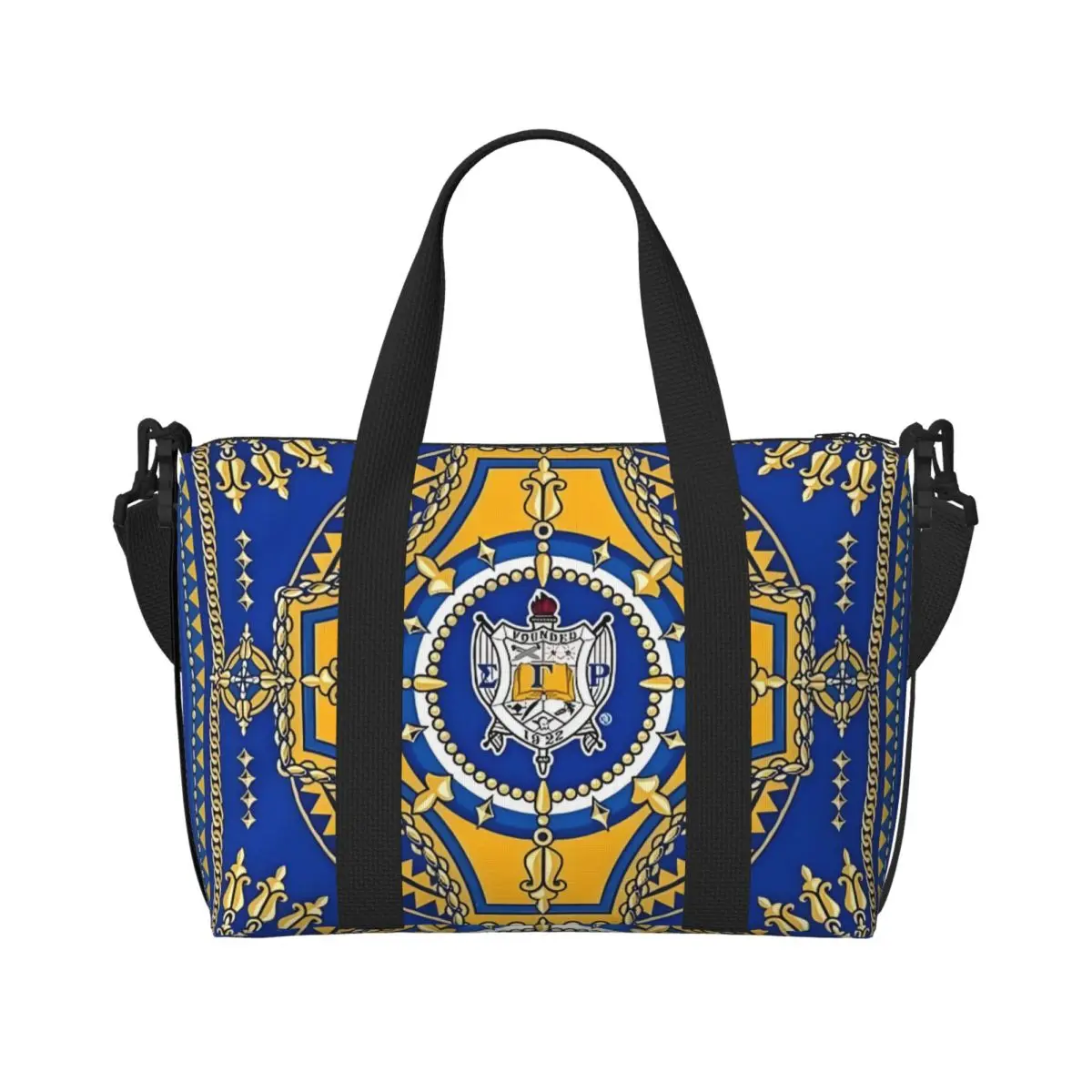 

Custom Sigma Gamma Rho Tote Bag for Women Big Capacity African American Sorority Gym Beach Travel Bags