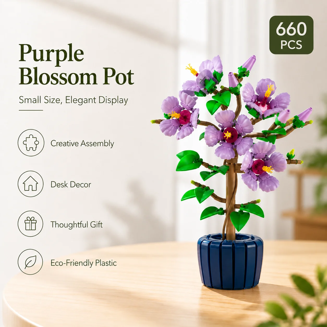 Künstliche Rosen-Orchideen DIY Bausteine Blumenstrauß Montage-Set 3D Unsterbliche Blumen-Modelle Heimdekoration Valentinstag-Geschenke