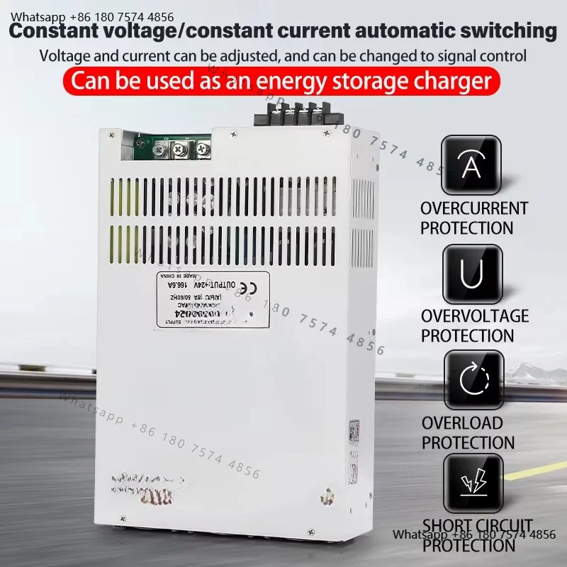000W Switching Power Supply 220V/380V AC/DC 15V-220V CC/CV Adjustable Industrial Transformer SMPS 48V 80V Battery charging