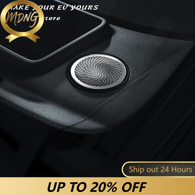 New For Voyah Dream 2025 Instrument Panel Audio Speakers Stainless Steel Protective Cover Interior Accessories