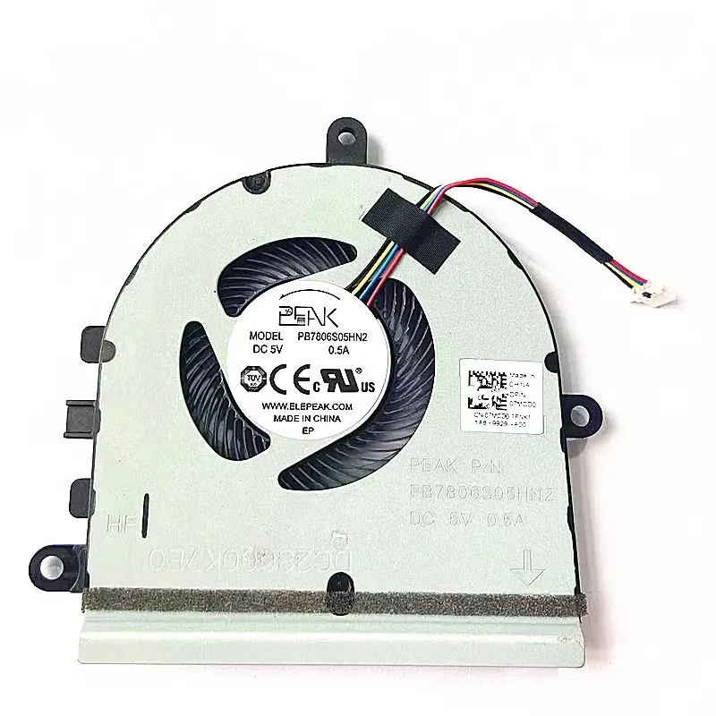 Laptop CPU Cooling Fan for DELL  Inspiron 5570 5593 5575 3583 P75F 3501 DC5V CPU Fan