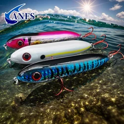 ANFS 1pc/3pcs Supreme Realistic Topwater Fishing Lure-Pencil Artificial Bait For for Saltwater & Freshwater