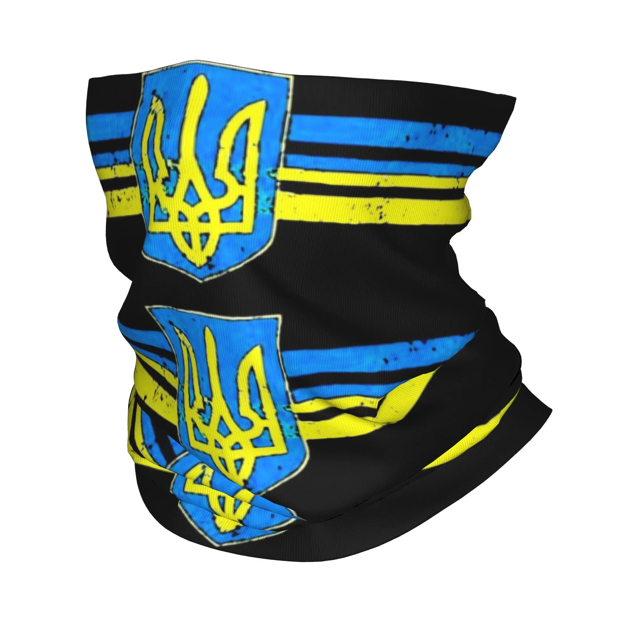 Ukraine Flag Bandana Neck Warmer Men Women Winter Ski Tube Scarf Gaiter  Face Cover
