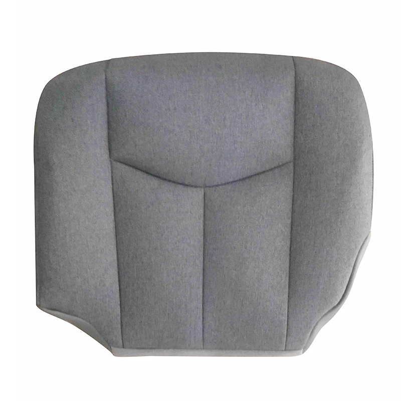 For Chevy Silverado 1500 2500 GMC Sierra Avalanche 2003 2004 2005 2006 Driver Bottom Seat Cover Gray