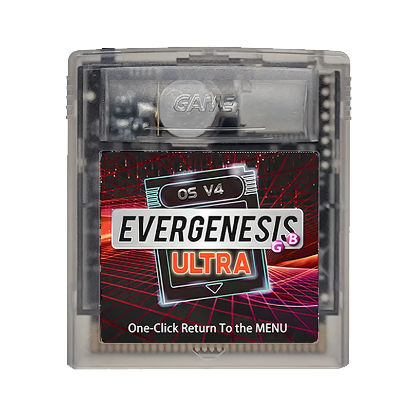 EVERGENESIS Game Boy Kleur 2000 in 1 Game Cartridge Flash Card Voor GBC GBP GBA SP Game Console OS V4 Editie met 4G TF-kaart