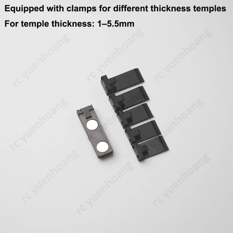1Set For DJI Osmo Nano Action Camera Side Eyeglass Magnetic Mount Universal Glasses Frame Adapter Mod Parts for POV Recording