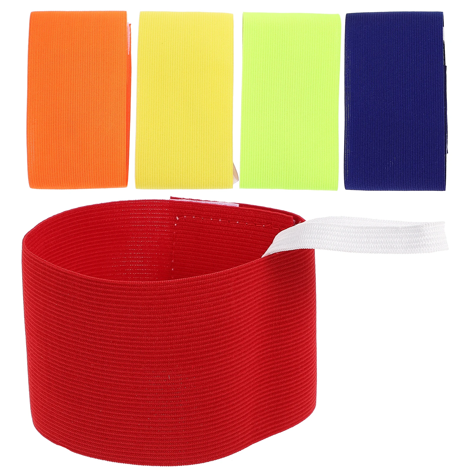 

5pcs Football Armband Anti-Slip Team Leader Wear-Resistant Arm Band For Soccer Captain Armbands Sports Team Bands C-Mark Armband