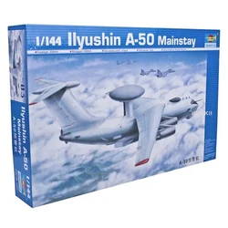 Trumpeter 03903 1/144 Soviet ILyushin A50 A-50 Mainstay Early Warning Aircraft Assembly Plastic Toy Gift Model Building Kit